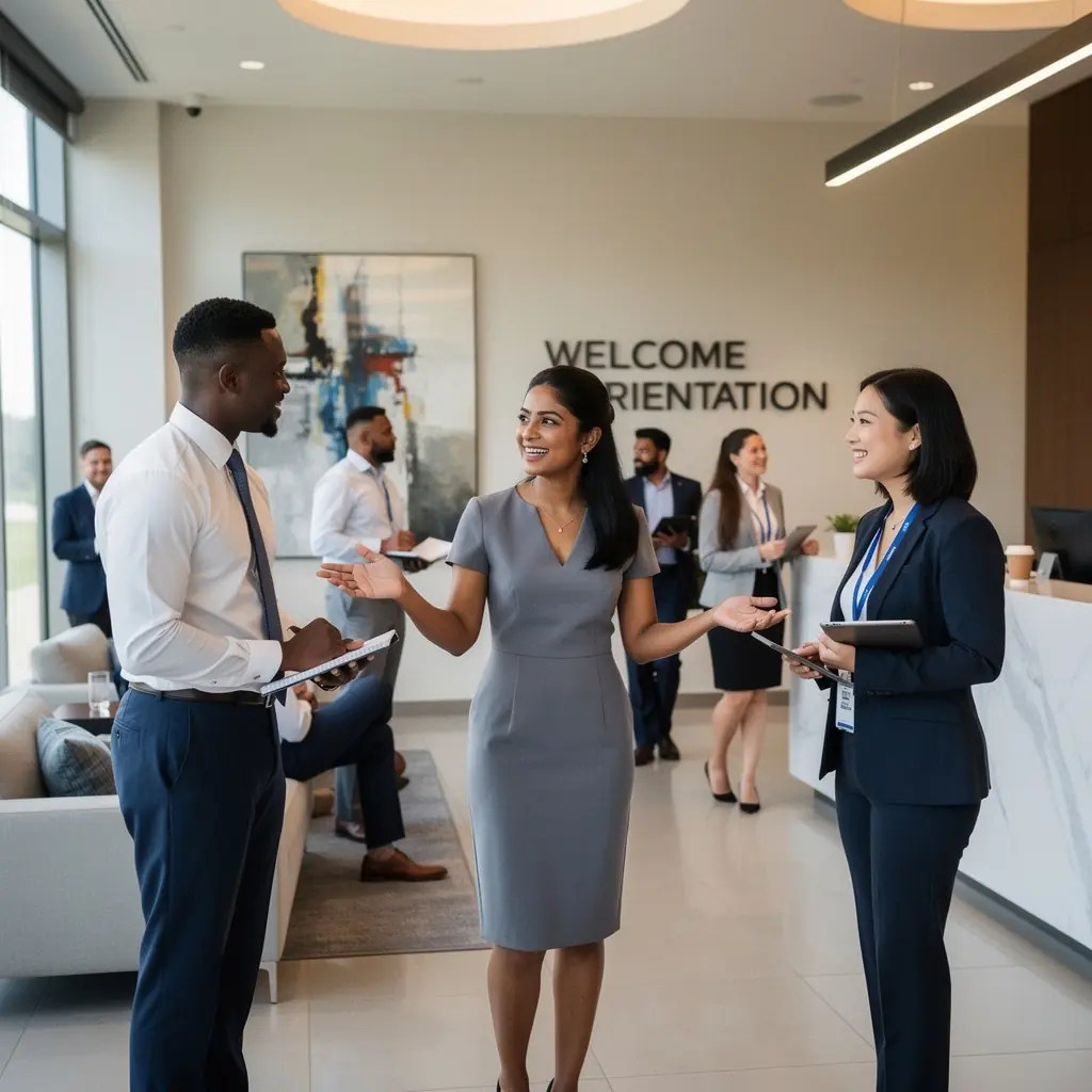 Professional team collaboration